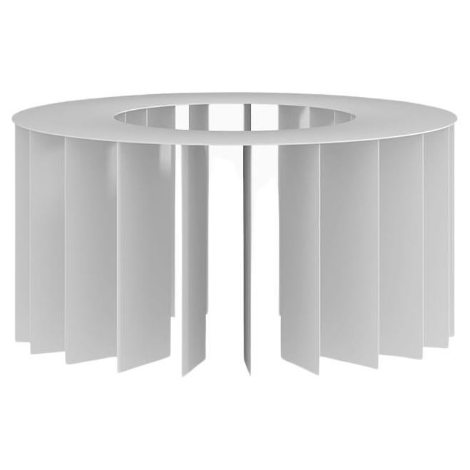 White Reel Center Table - L  For Sale