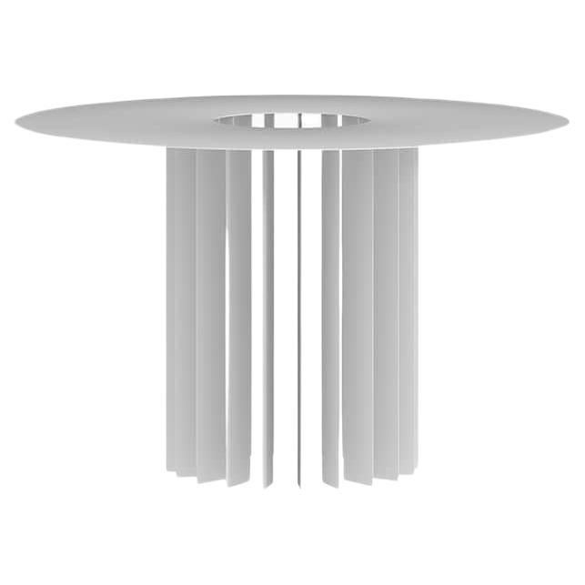 White Reel Dining Table For Sale