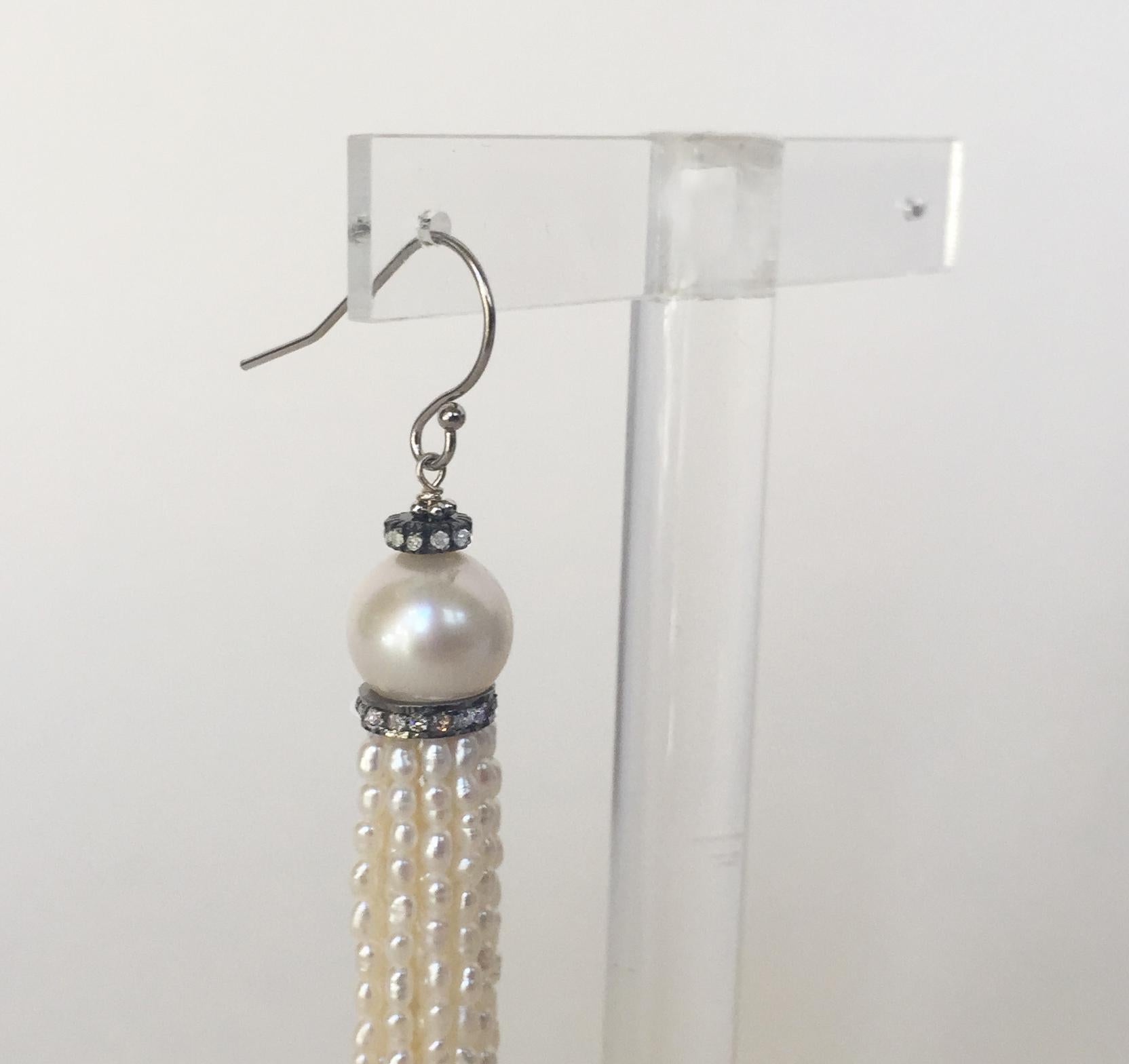 rice pearl earrings