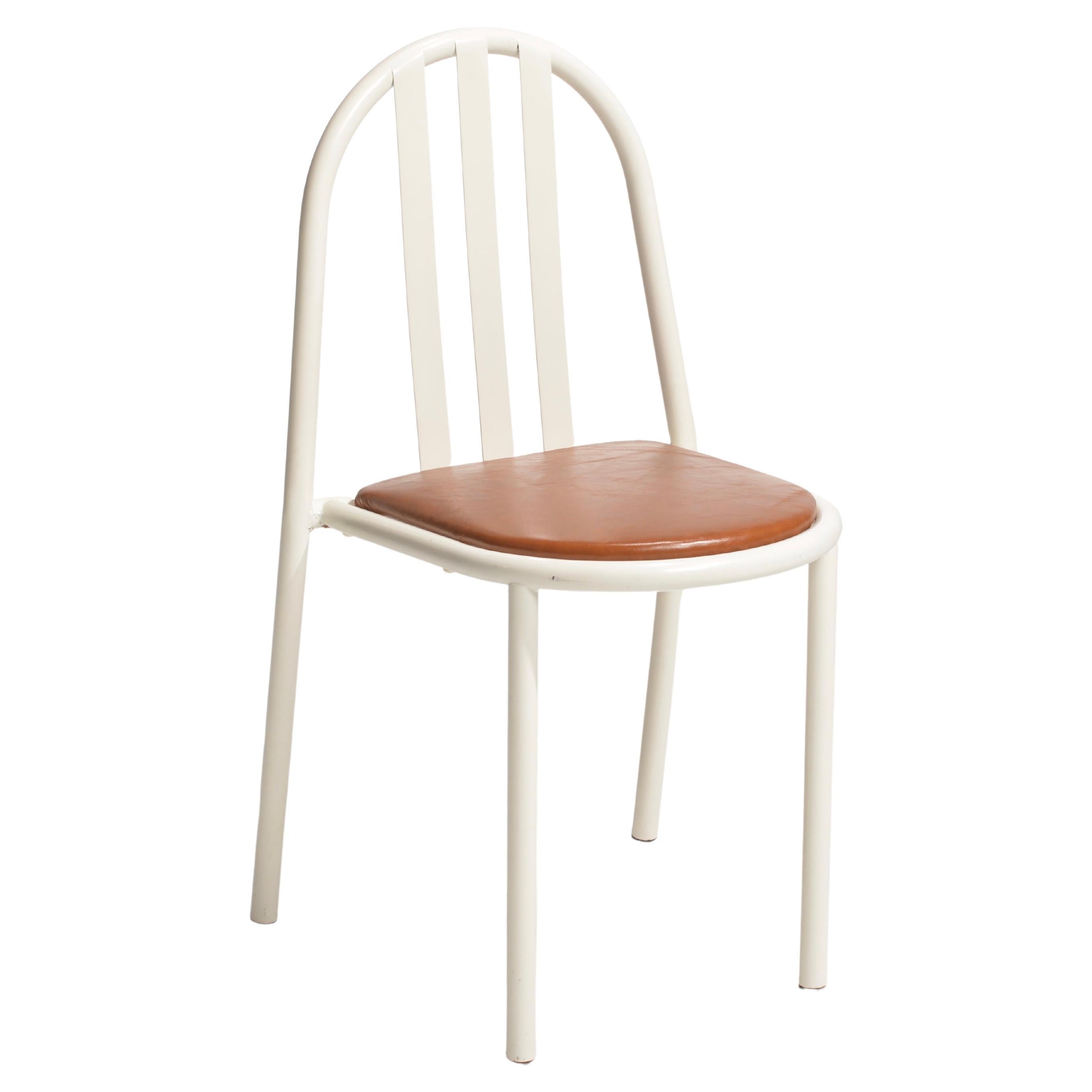 White Robert Mallet-Stevens Model No.222 Chair Bauhaus French Stacking For Sale