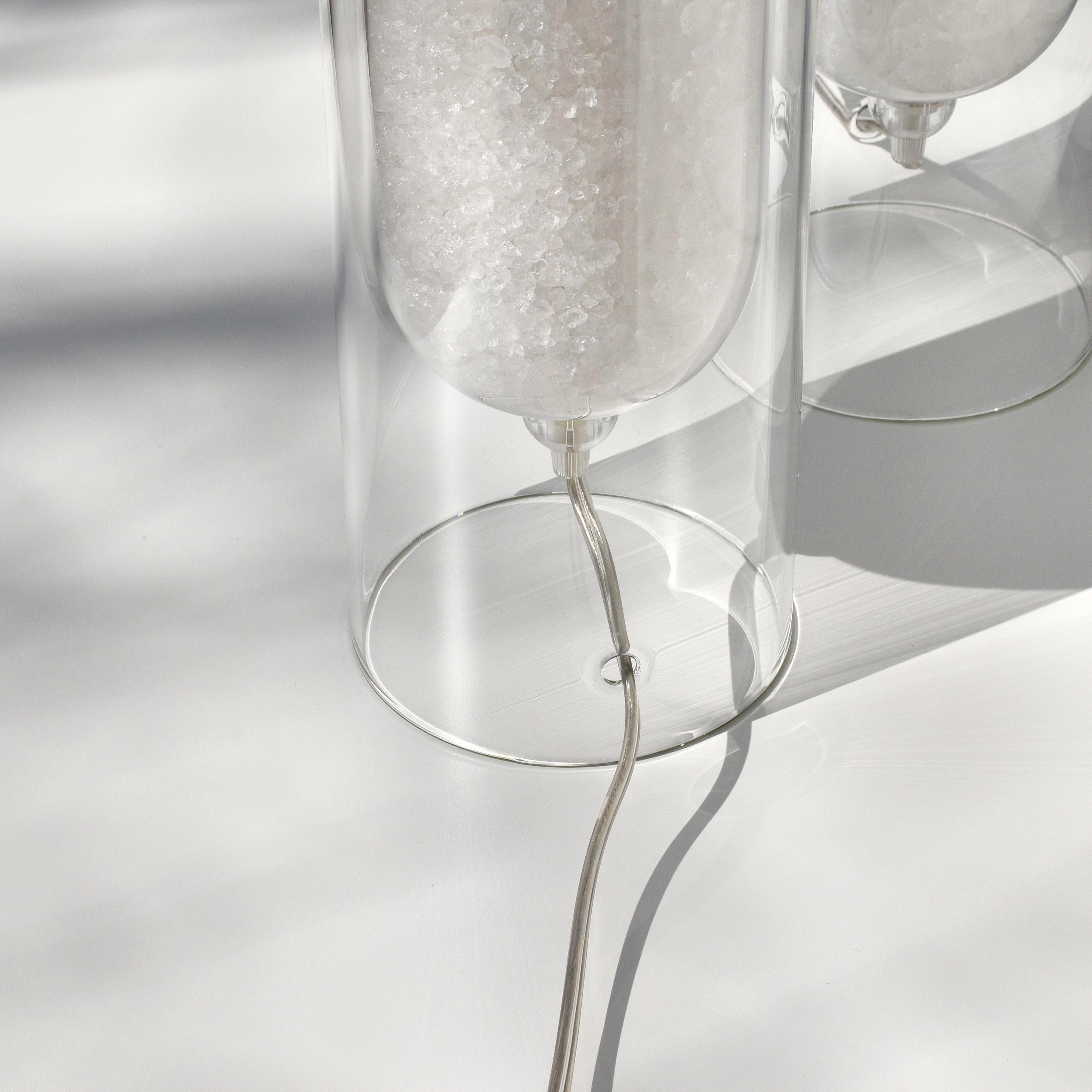 Contemporary White Rocklumìna XXS Table Lamp by Coki Barbieri For Sale