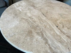 White Roman Travertine Coffee Table by Le Lampade