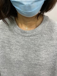 White Rose Cut Diamond Butterfly Necklace 18 Karat Yellow Gold