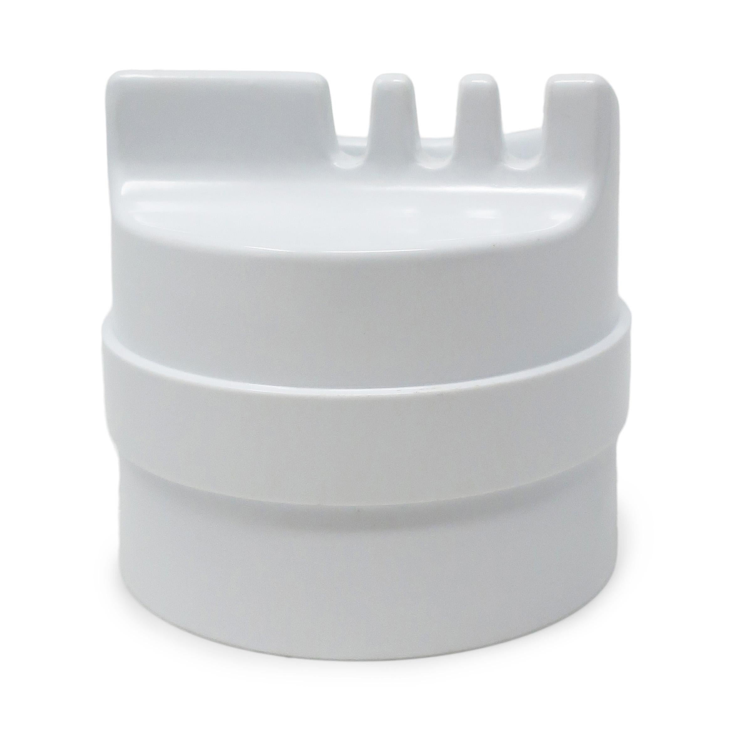 White Roto Ashtray by Joe Colombo for Kartell In Good Condition In Brooklyn, NY