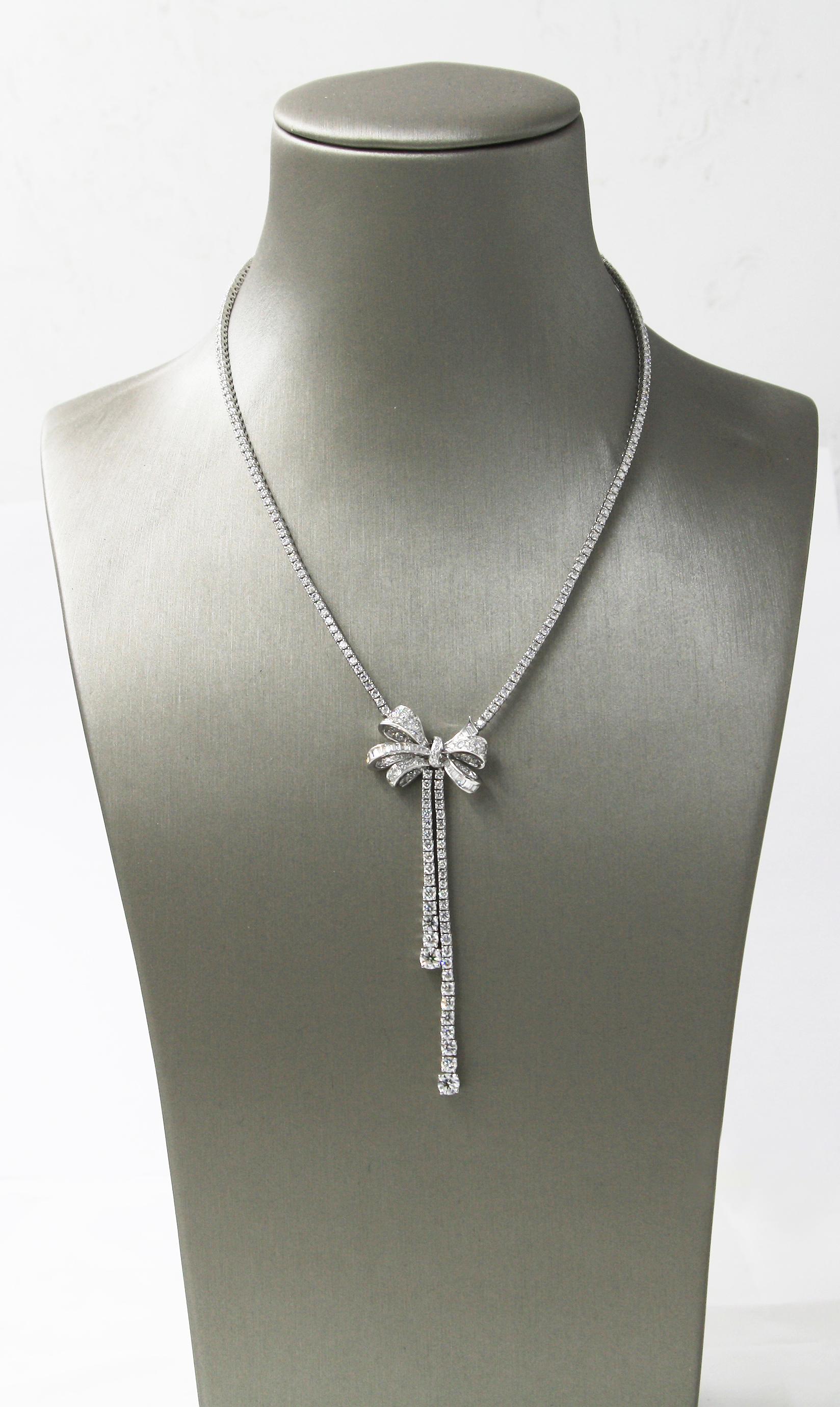 graff bow necklace