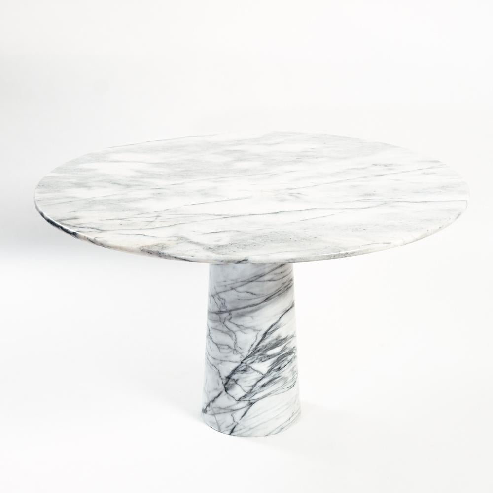 Mid-century Italian marble dining table in the style of Angelo Mangiarotti, 1970 For Sale 11
