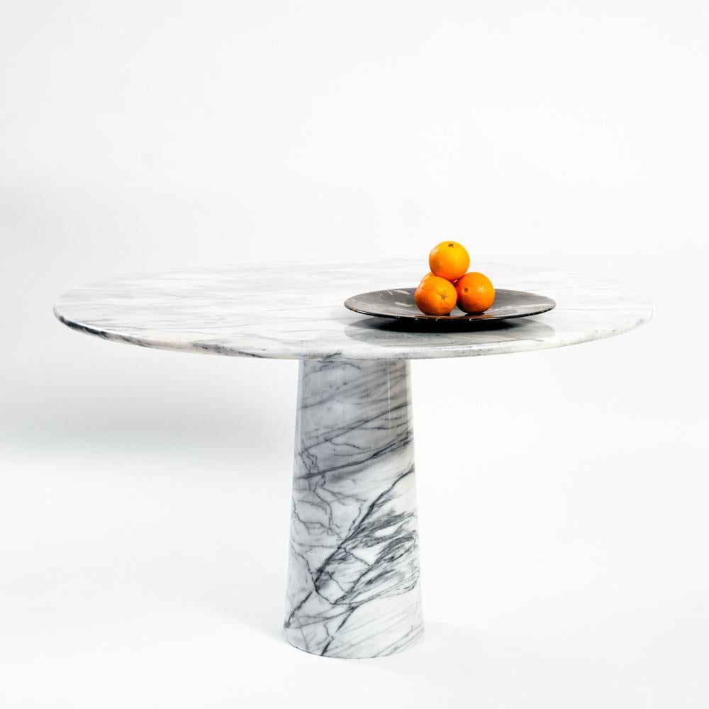 Mid-century Italian marble dining table in the style of Angelo Mangiarotti, 1970 For Sale 12