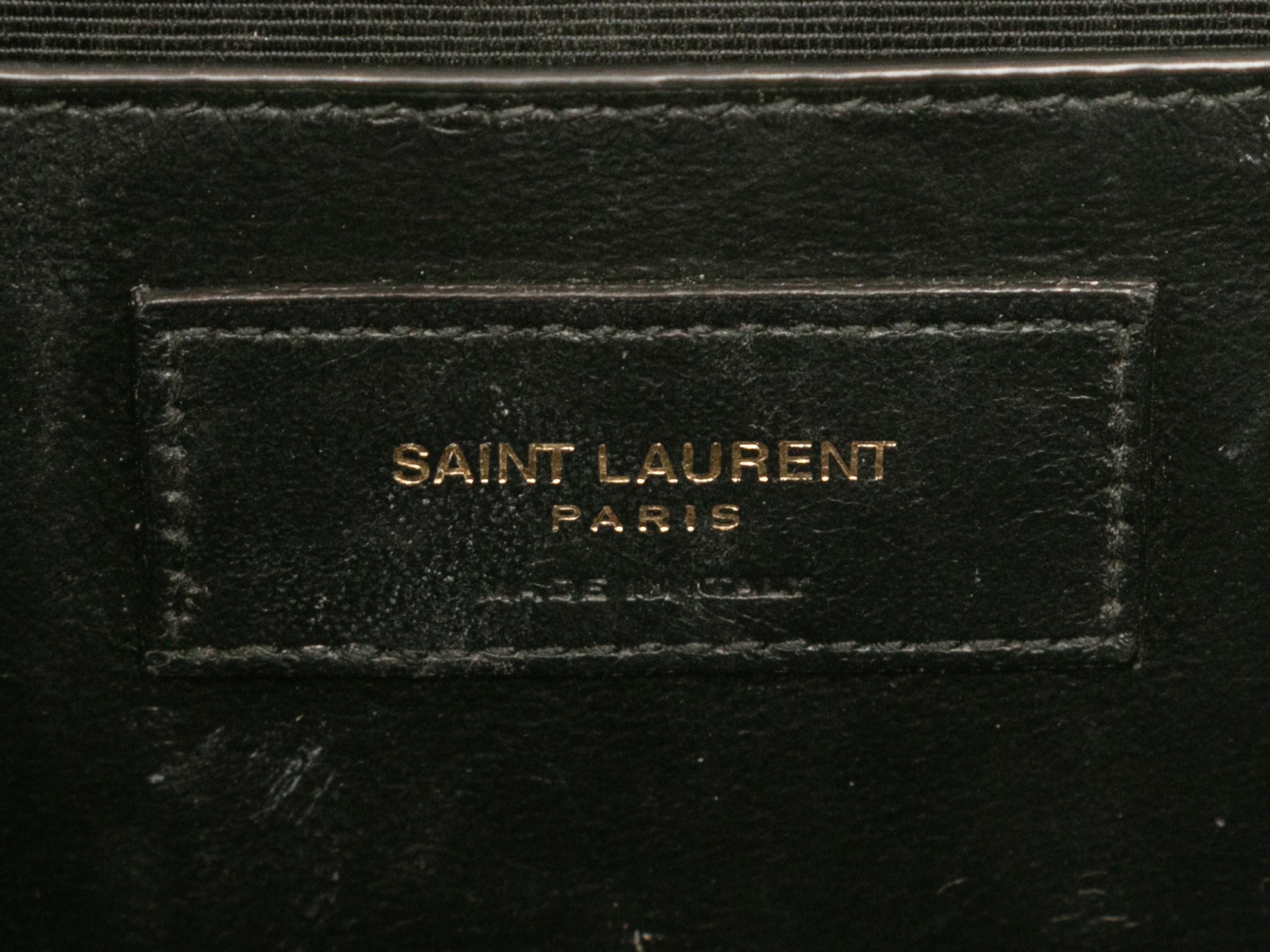 Women's White Saint Laurent Medium Triquilt Matelasse Envelope Bag