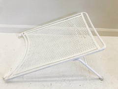 White Salterini Radar/ Hoop Chair Leg Rest by Maurizio Tempestini