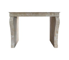 Antique Sandstone Fireplace Mantel 19th Century