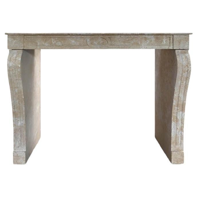 Antique Sandstone Fireplace Mantel 19th Century