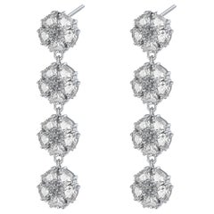 Antique Topaz Chandelier Earrings 89 For Sale At 1stdibs