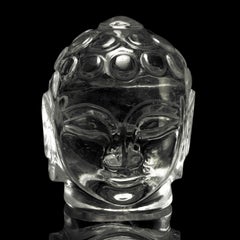 White Sapphire Buddha Head