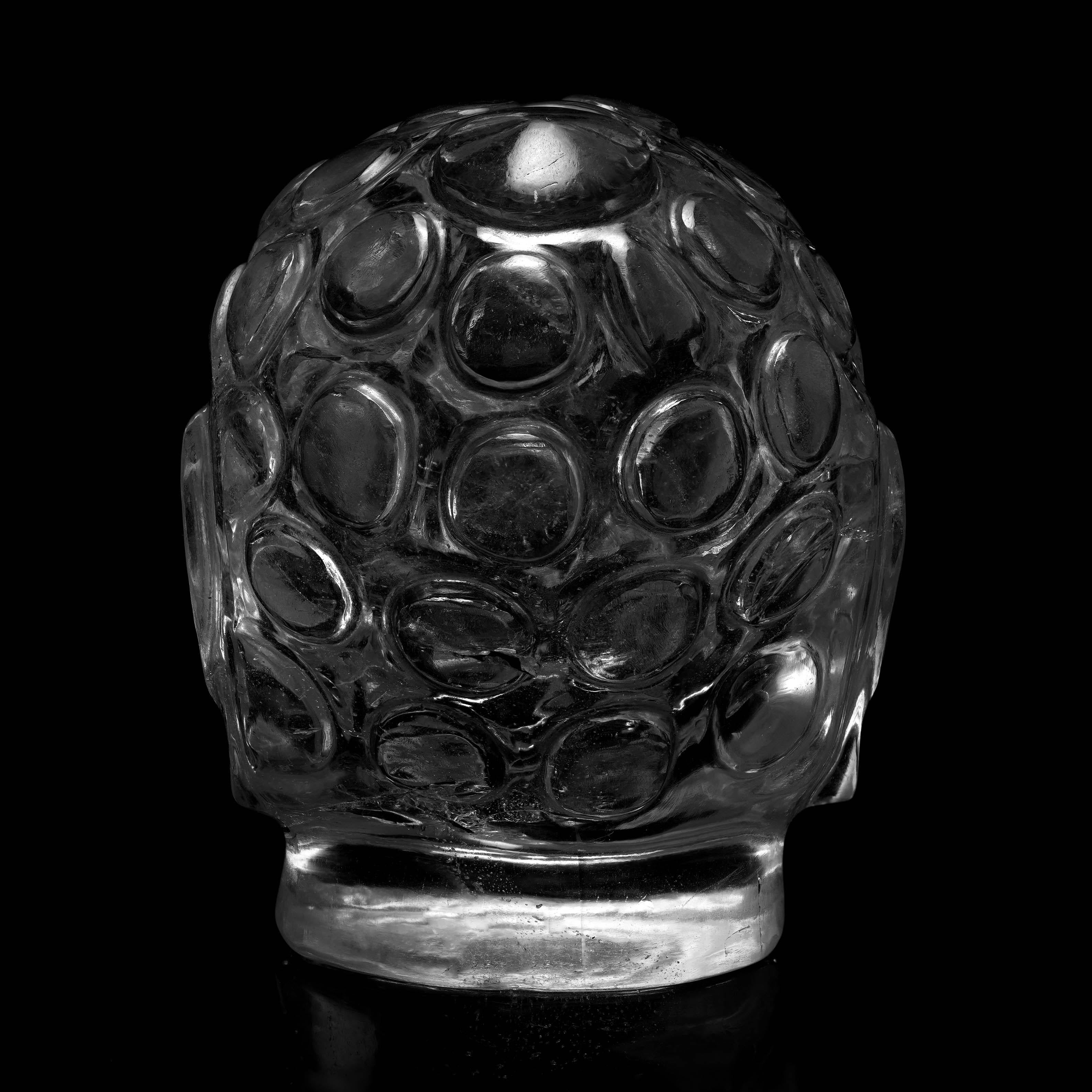 Tête de Bouddha en saphir blanc - 1,275 carats Neuf - En vente à New York, NY