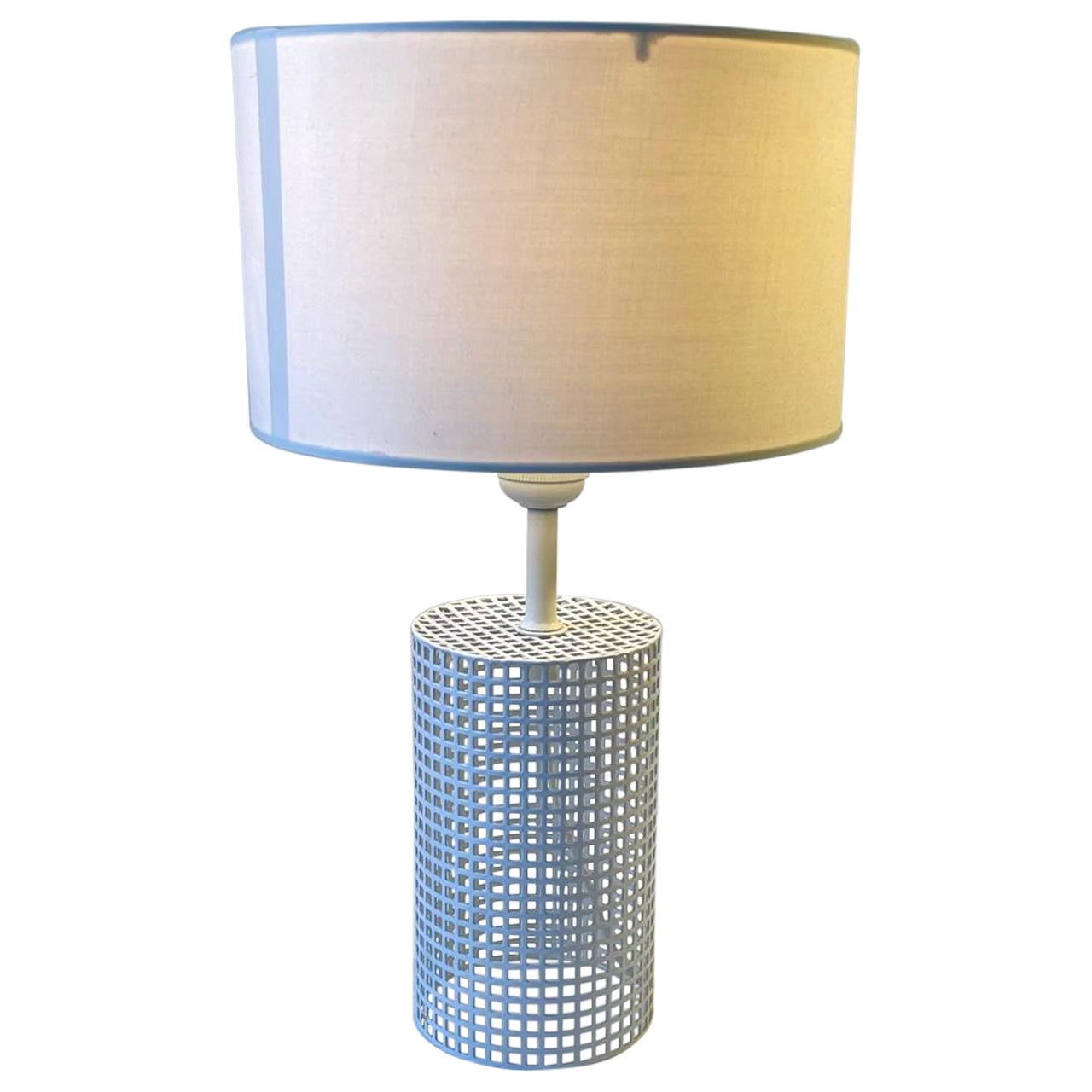 White Scandinavian Modern Table Lamp by Laoni Belysning, 1970s