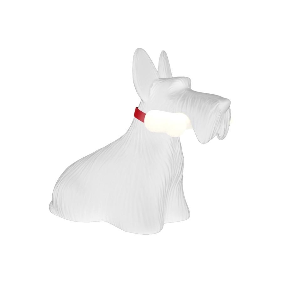 Italian In Stock in Los Angeles, White Scottie Dog LED lamp by Stefano Giovannoni