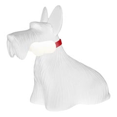 In Stock in Los Angeles, White Scottie Dog LED lamp by Stefano Giovannoni