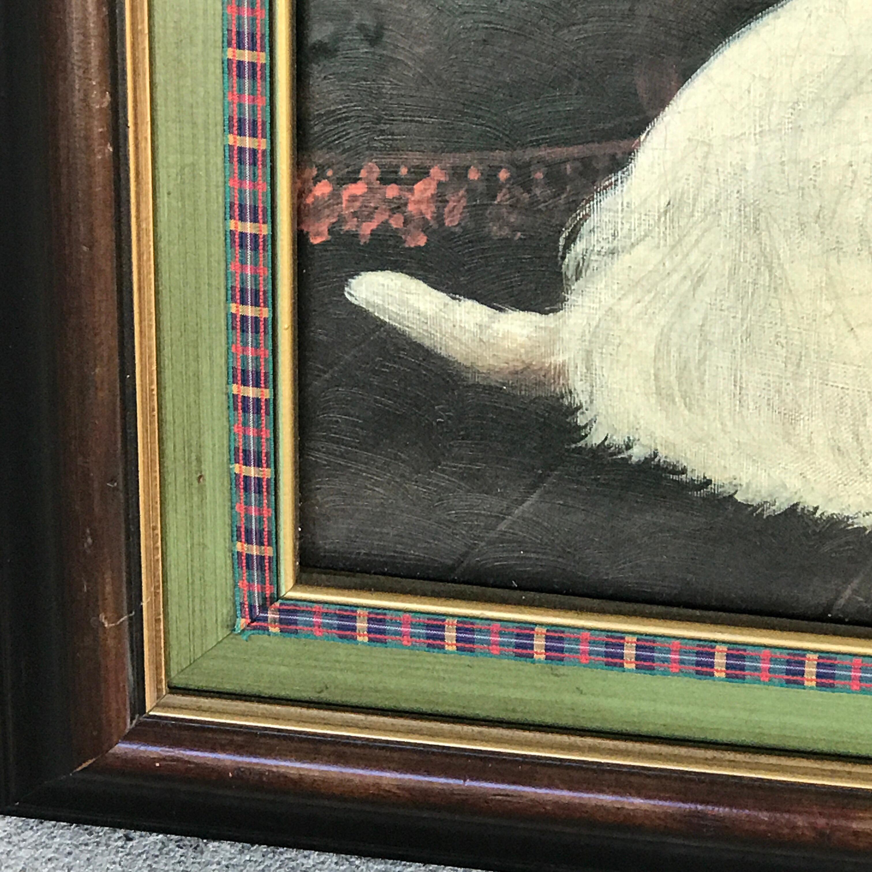 Canvas White Scottish Terrier Painting Interior by Paul Stagg