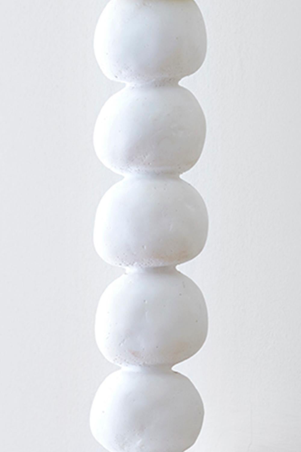 Modern European Contemporary White Sculptural Candlestick by Margit Wittig