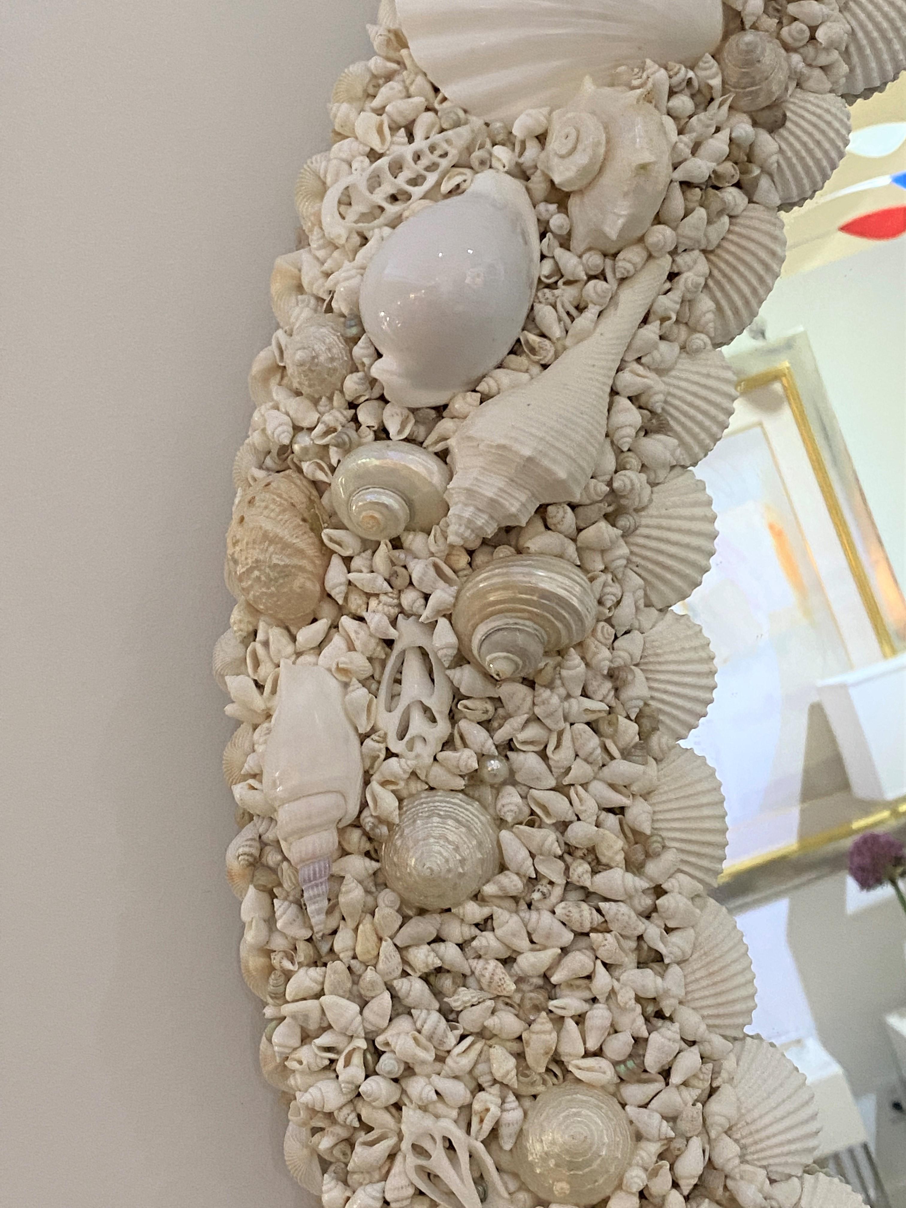 seashell mirror