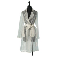 Weißer durchsichtiger Trenchcoat VIONNET