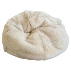 White Shearling Bean Bag by MERIT Los Angeles, 2026