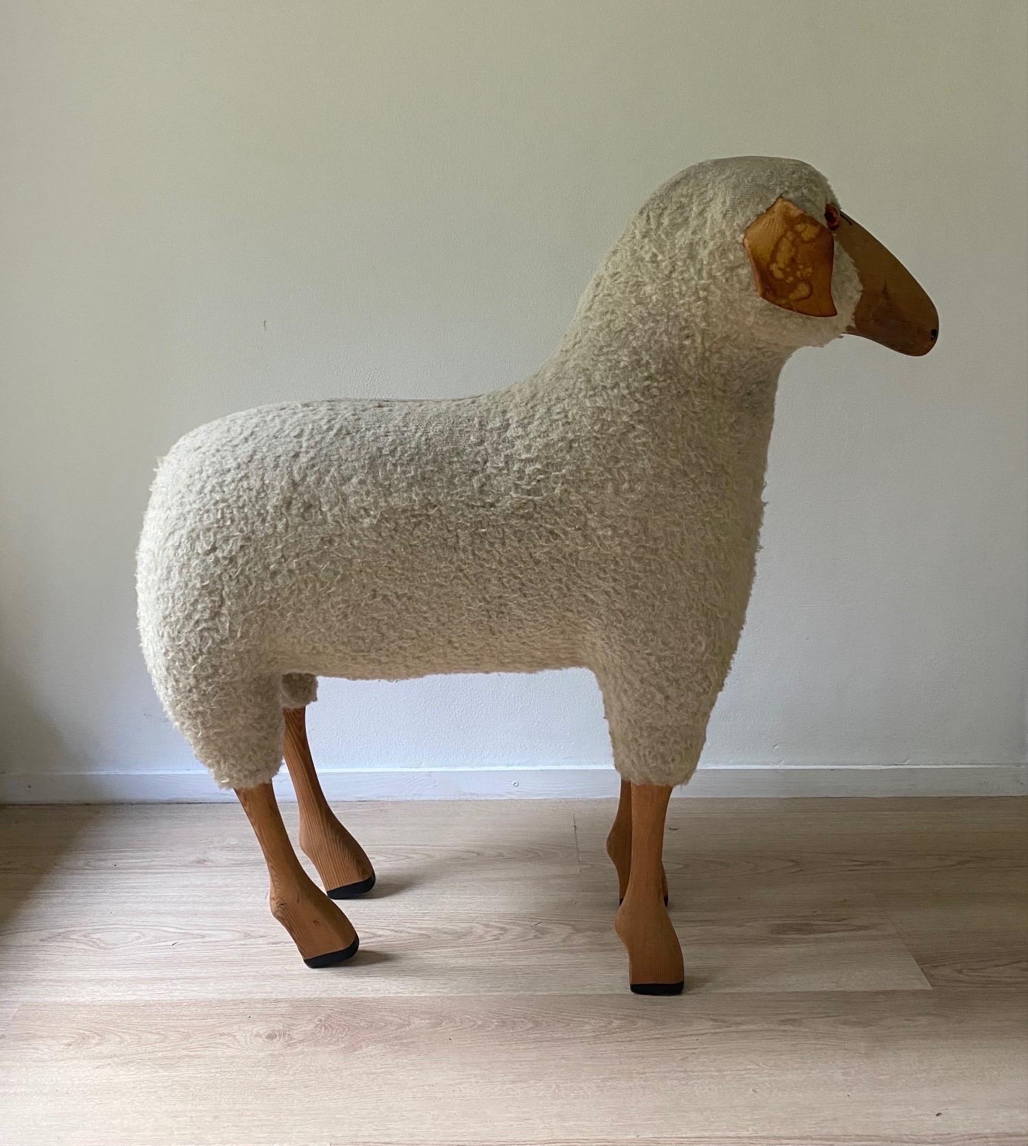 Wool White Sheep by Hans-Peter Krafft, Germany
