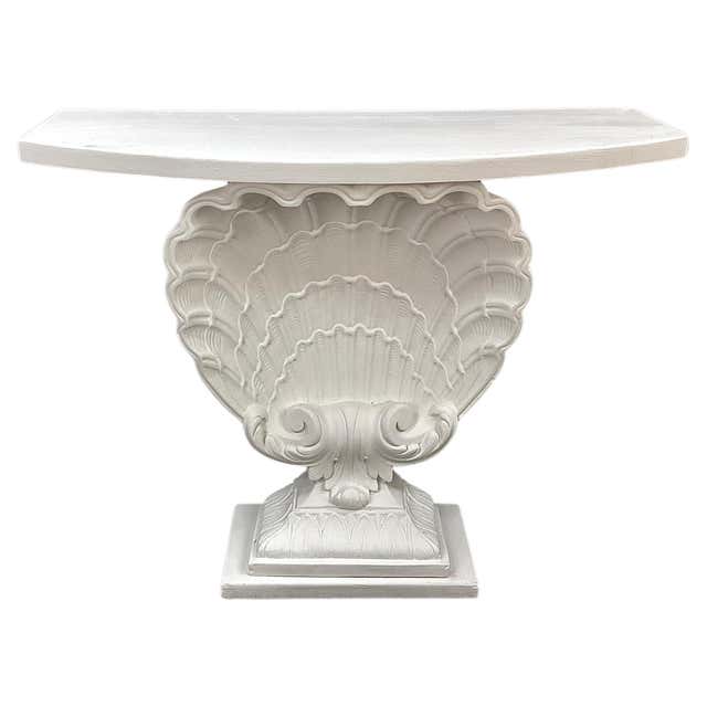 Unique Oyster Shell Console Table at 1stDibs