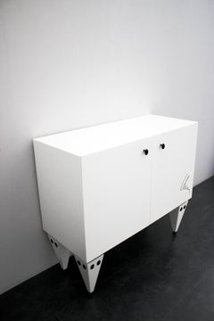 Weißes Sideboard in Weiß von Sandro Chia für Cleto Munari, 2008