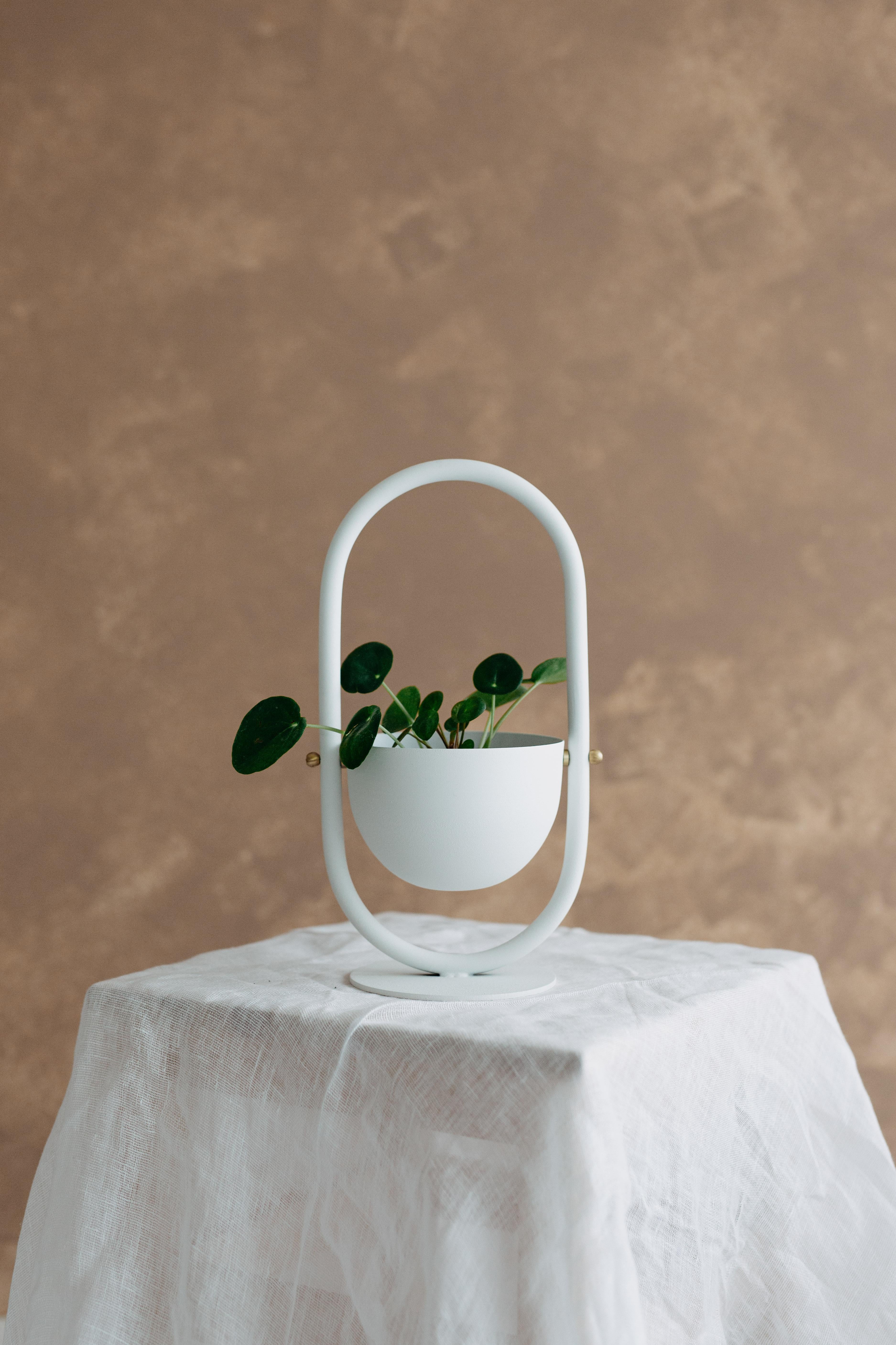 White Sienna Bowl/Vase by Studio Laf In New Condition For Sale In Geneve, CH