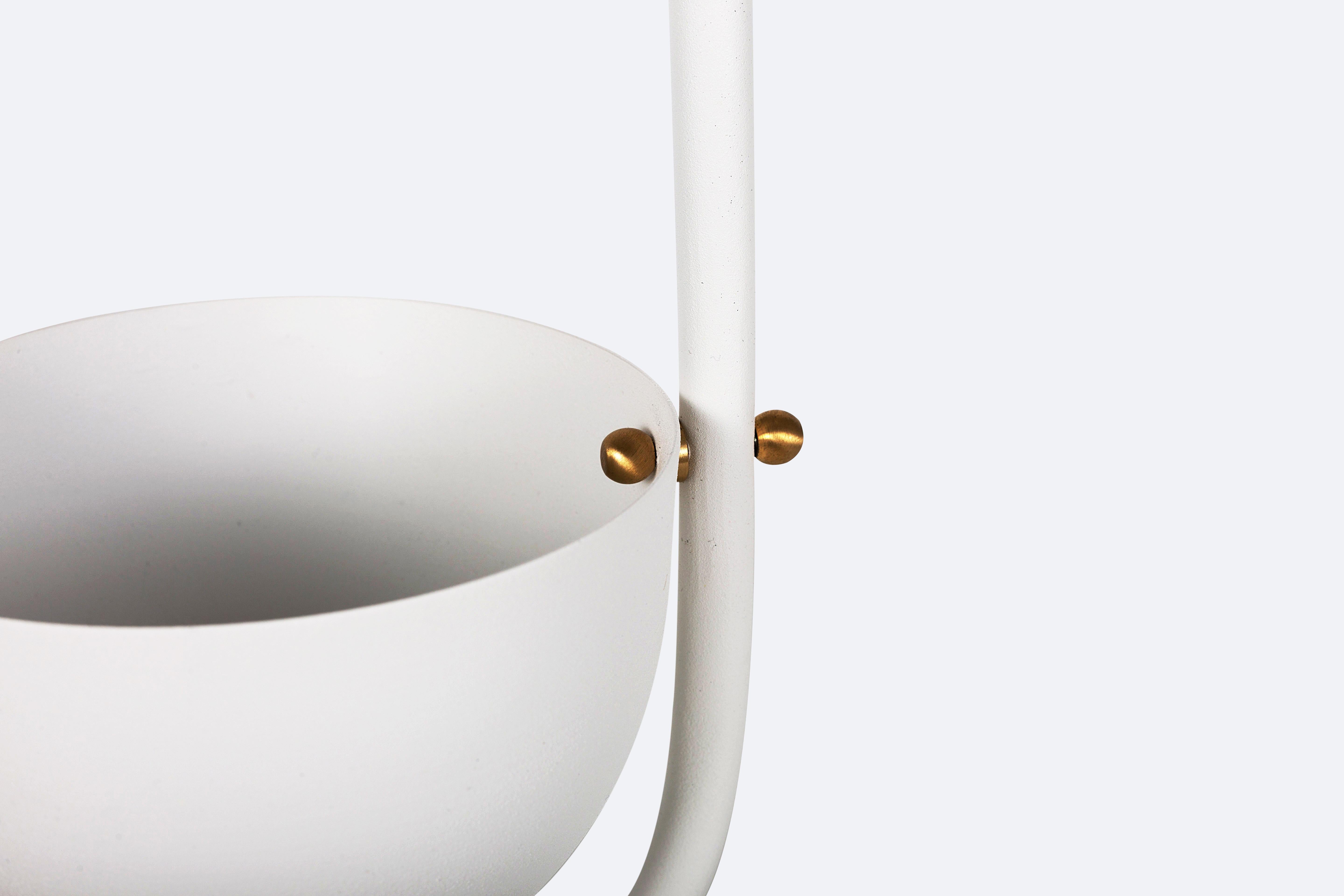 White Sienna Bowl/Vase by Studio Laf For Sale 2