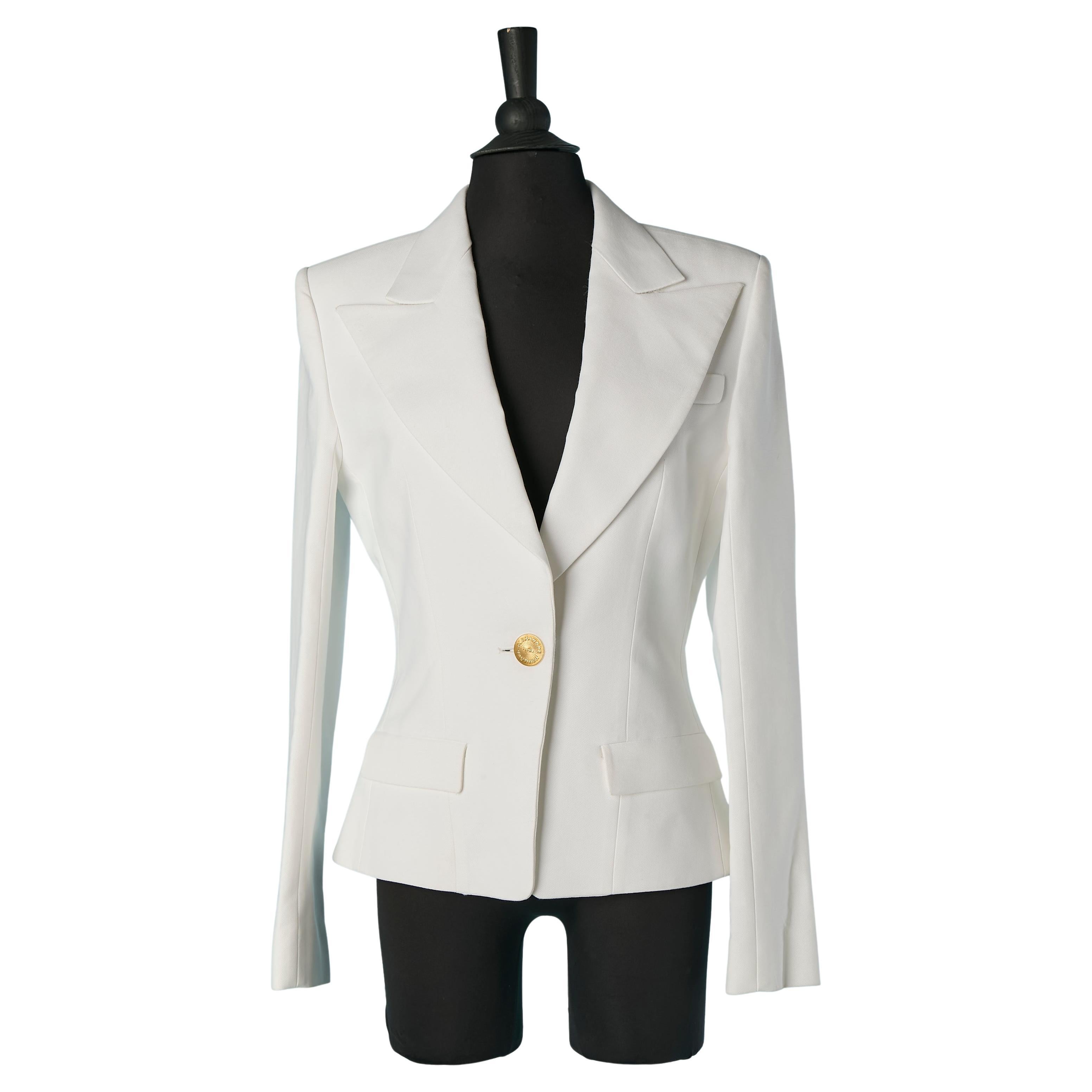 White single-breasted blazer ALEXANDRE VAUTHIER