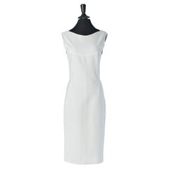 Abito bianco senza maniche Mugler