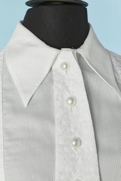 White sleeveless shirt with tie VALENTINO "Les blouses"