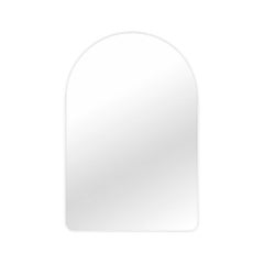 White Small Arched Bathroom Vanity Mirror, Loveself 01