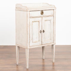 White Small Cabinet, Side Table Sweden circa 1820-40