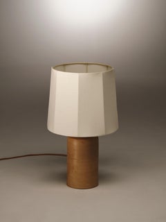 Kleine weiße Sonora-Leinen-Tischlampe von NASSI