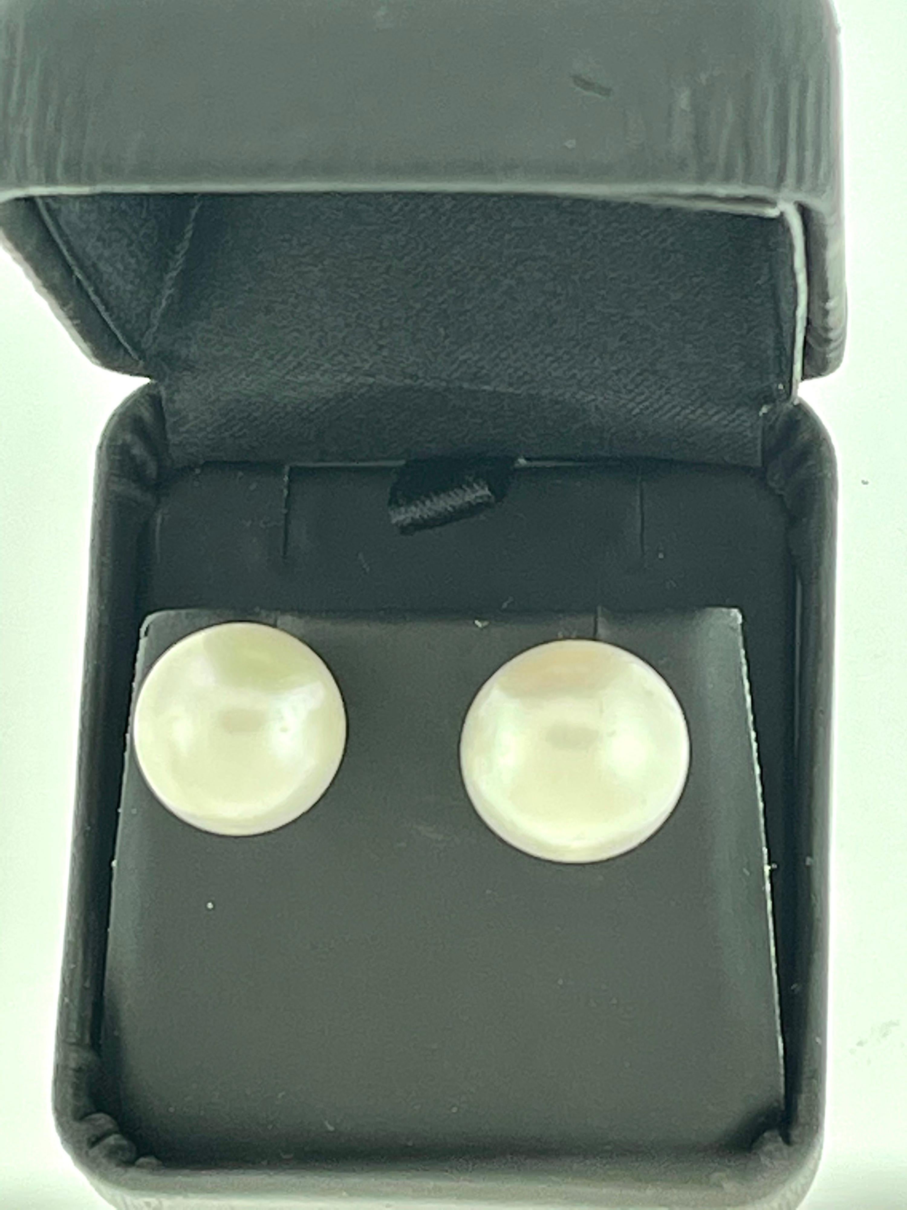 13mm south sea pearl earrings