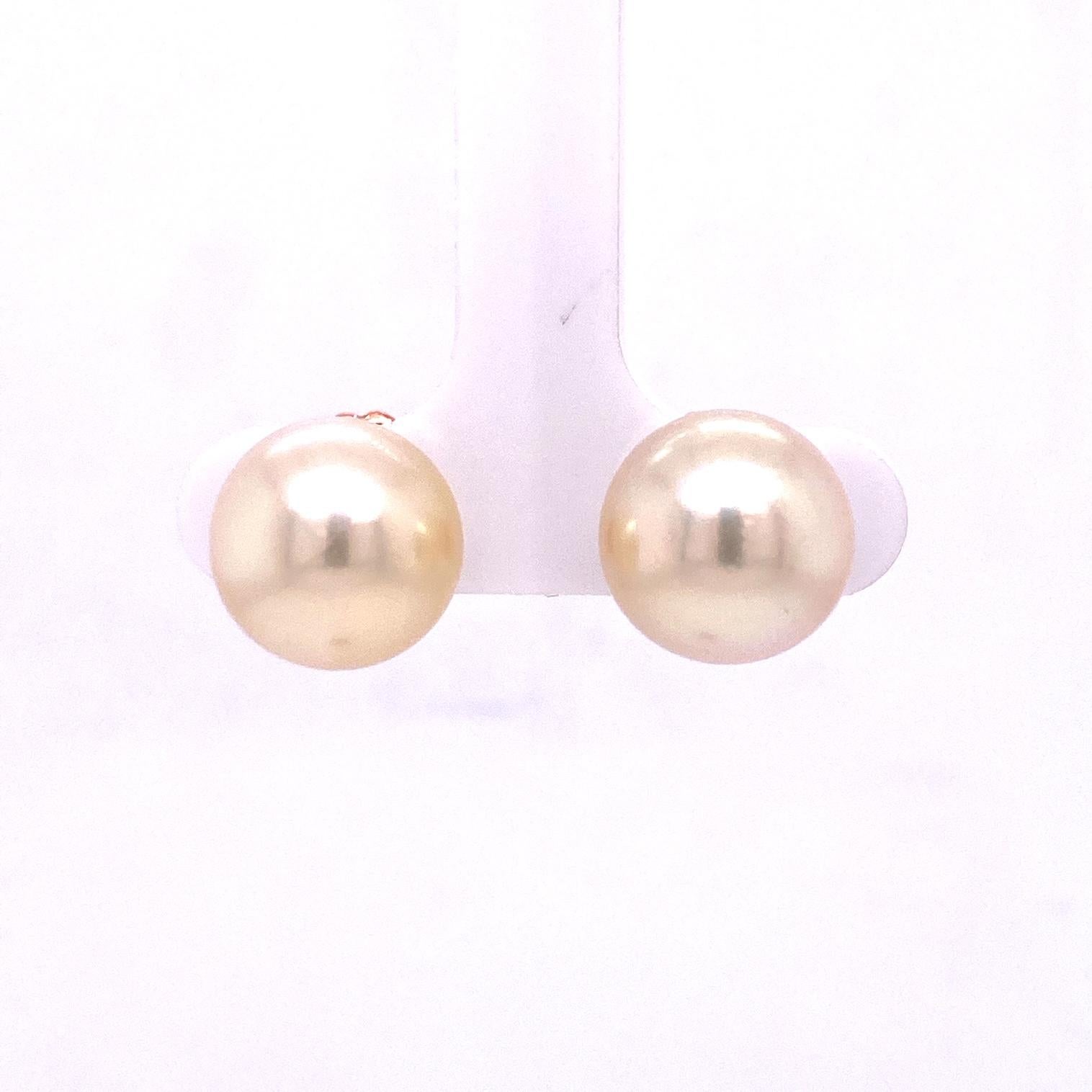 Contemporary White South Sea Pearl Studs with Black and White Diamond Butterfly Jackets