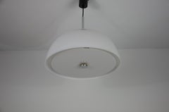 Lámpara colgante blanca Space Age, Alemania, 1970