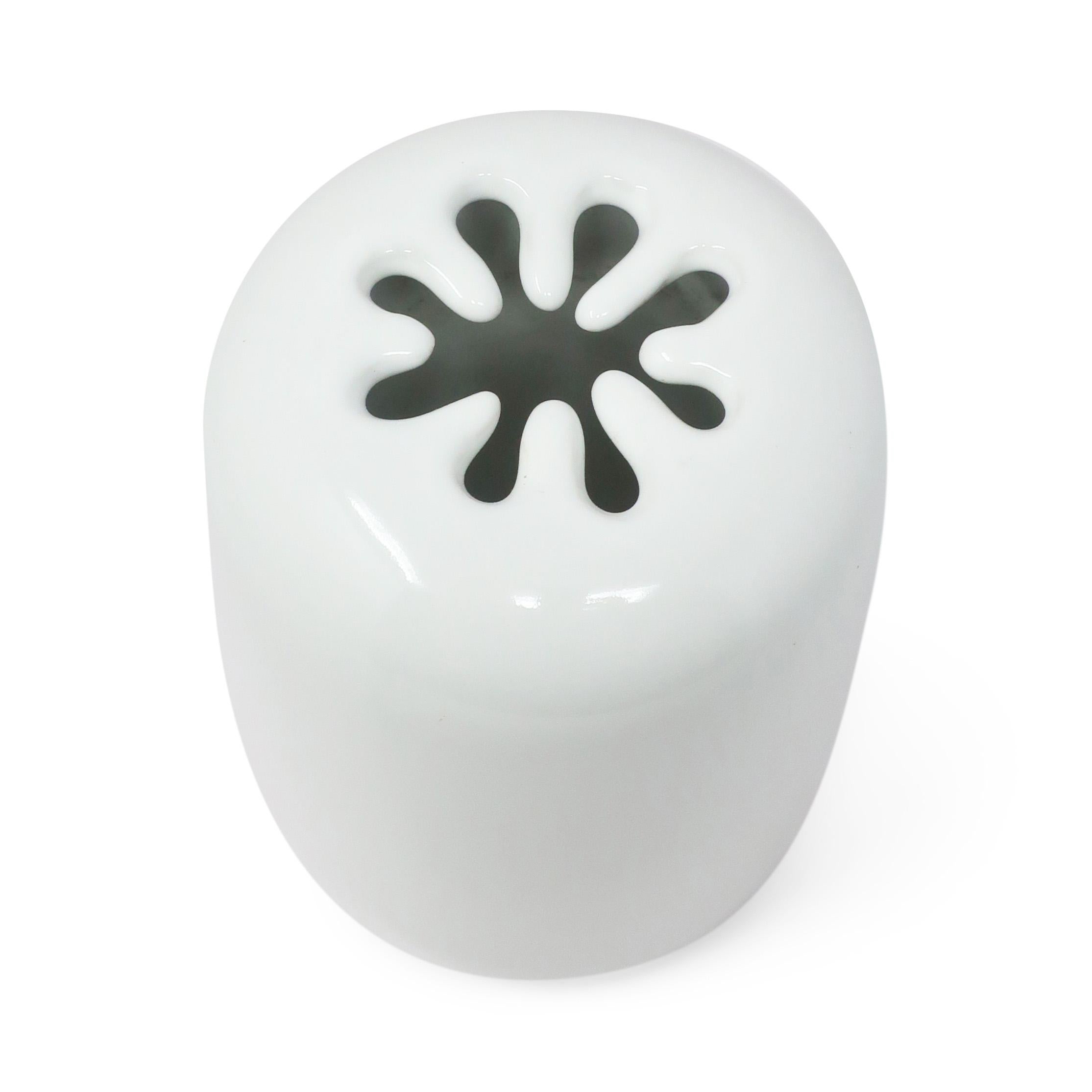 Post-Modern White Spark Vase by David Gil for Bennington Potters For Sale