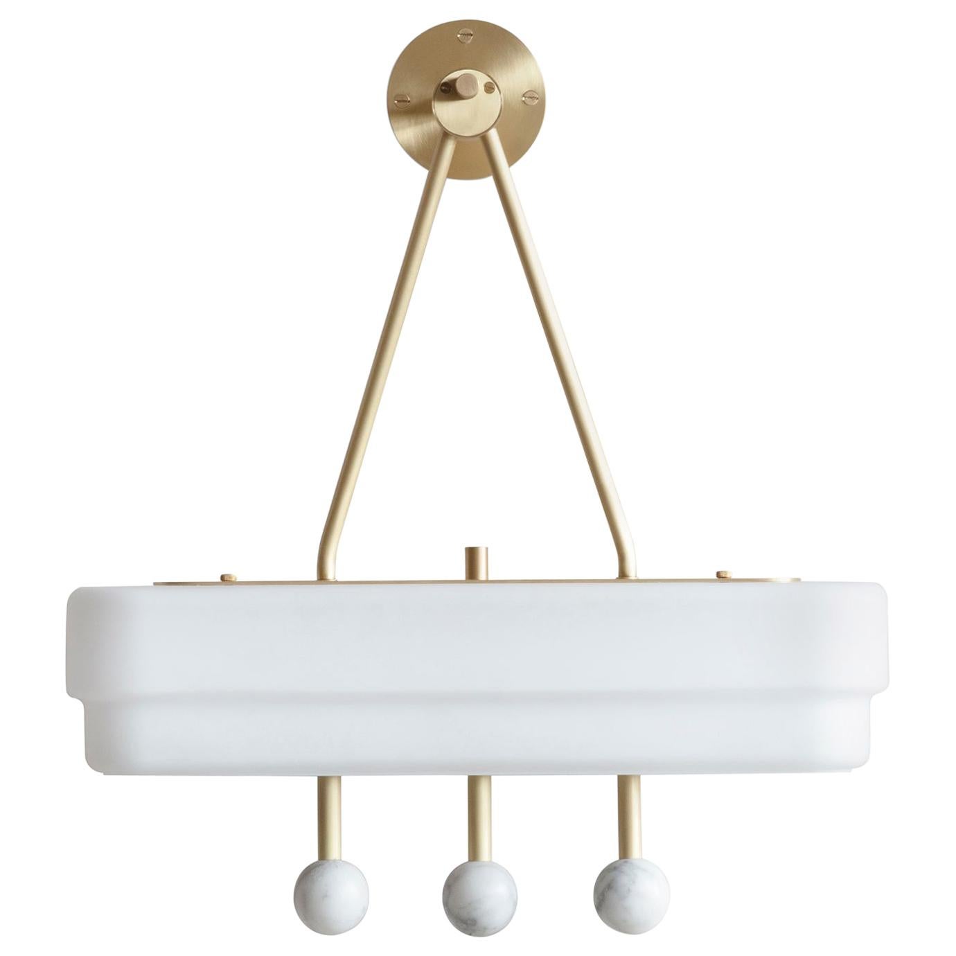 White Spate Wall Light by Bert Frank For Sale
