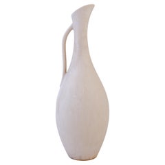 White Speckled Ceramic Vase Gunnar Nylund - Rörstrand - Mid 20th Century White Speckled Ceramic Vase Gunnar Nylund - Rörstrand - Mid 20th Century