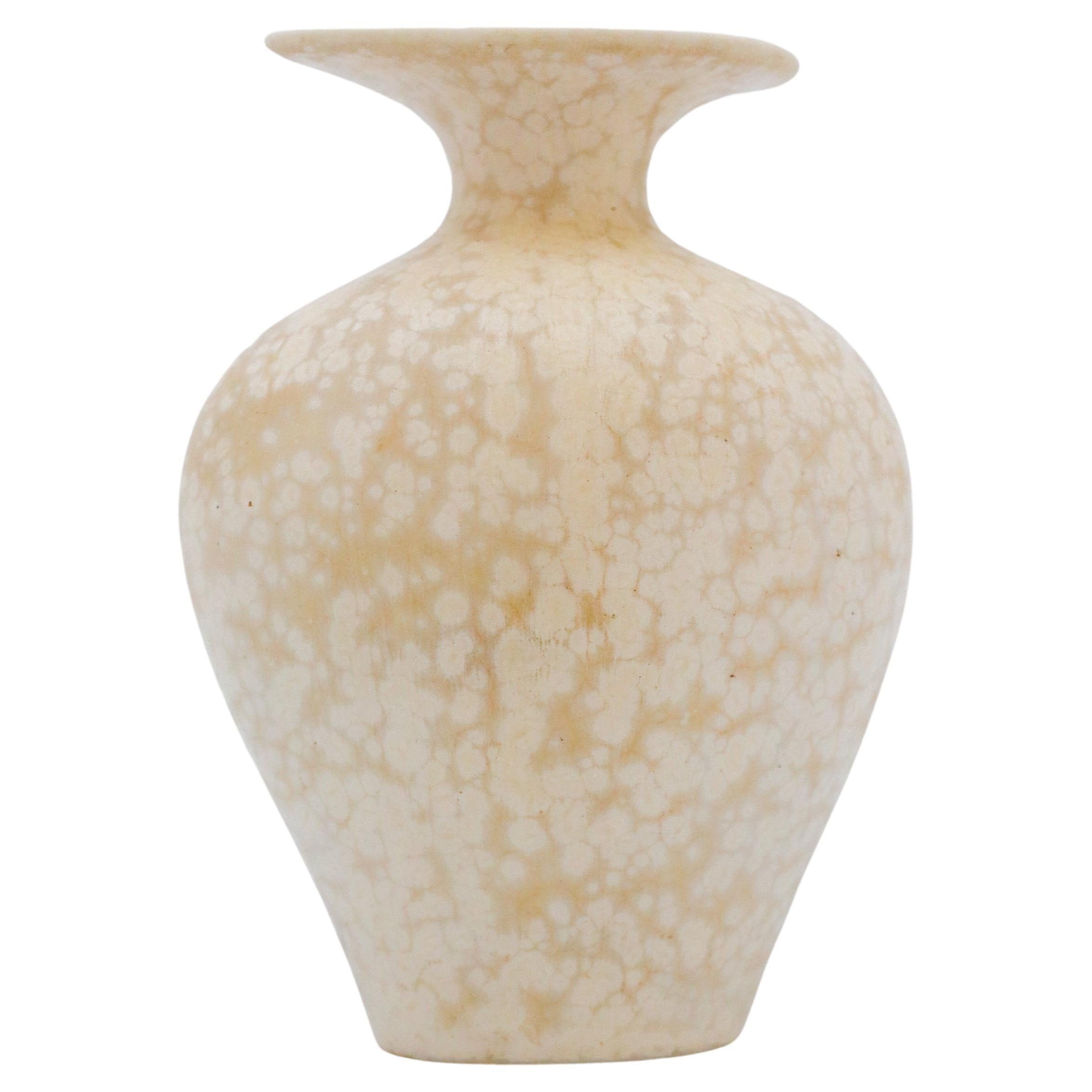 White Speckled Vase, Gunnar Nylund, Rörstrand, 1950s