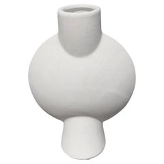 White Sphere Shaped Danish Design Vase, China, Contemporary