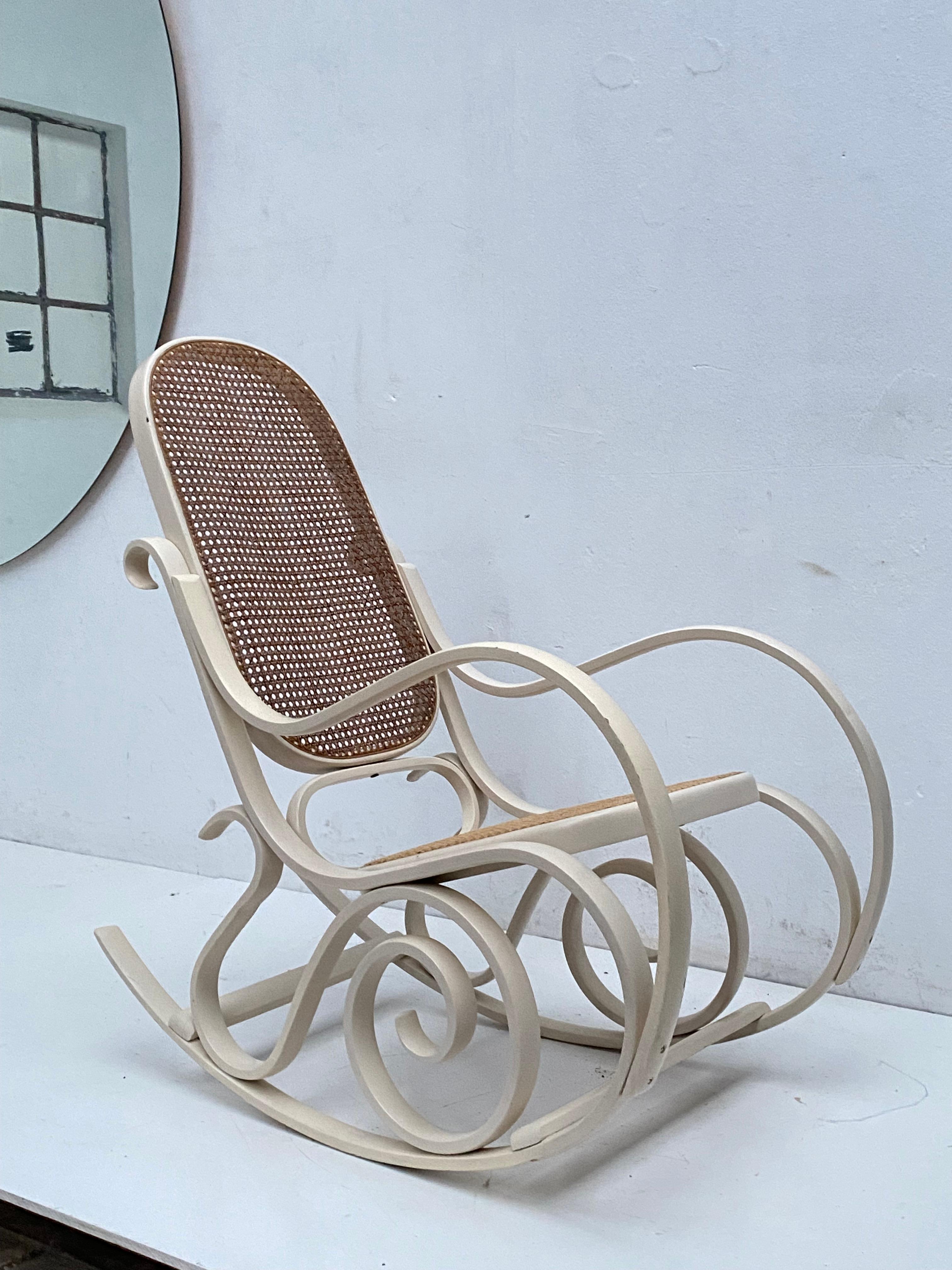italien Chaise à bascule de Luigi Grassevig, Italie, années 1970 en vente