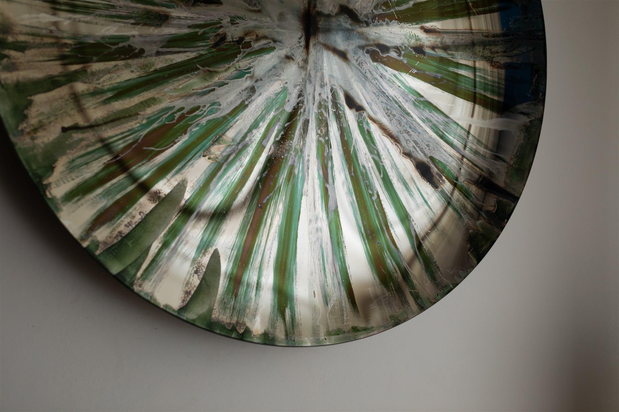 Espejo de pared White Star by OOM Contemporary Glass en venta 2