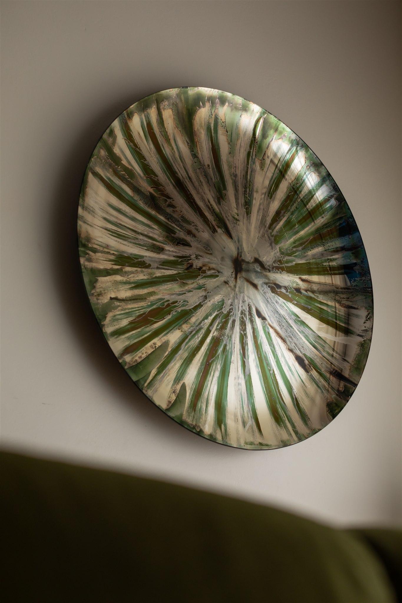Espejo de pared White Star by OOM Contemporary Glass Posmoderno en venta