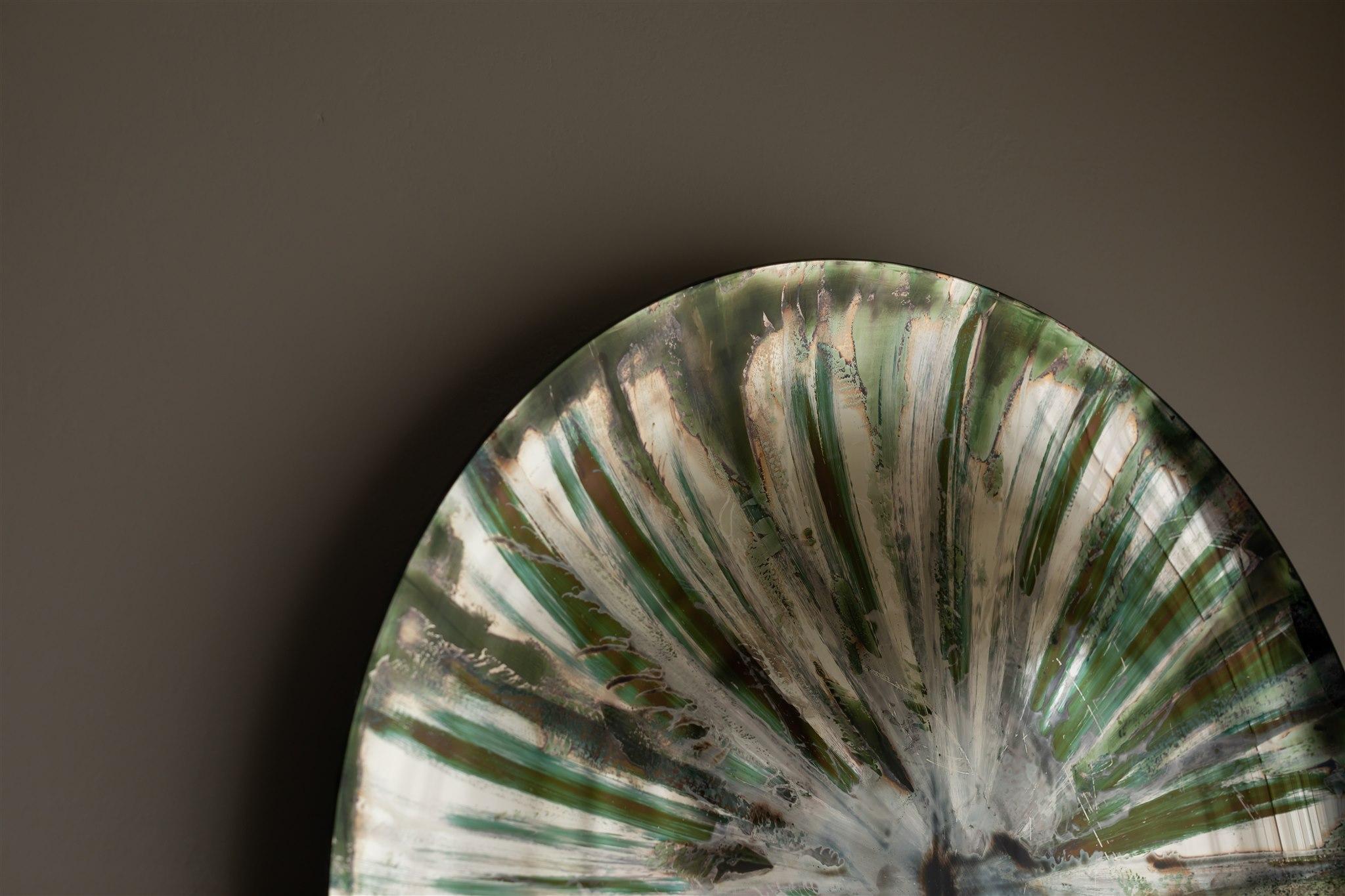 Espejo de pared White Star by OOM Contemporary Glass Cobre en venta