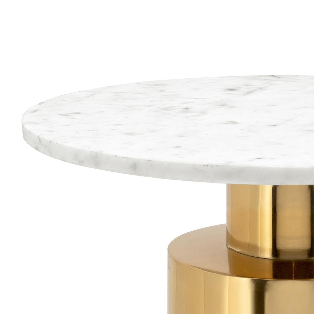 stone coffee table white